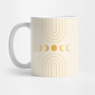 Gold Moon Phases Mug